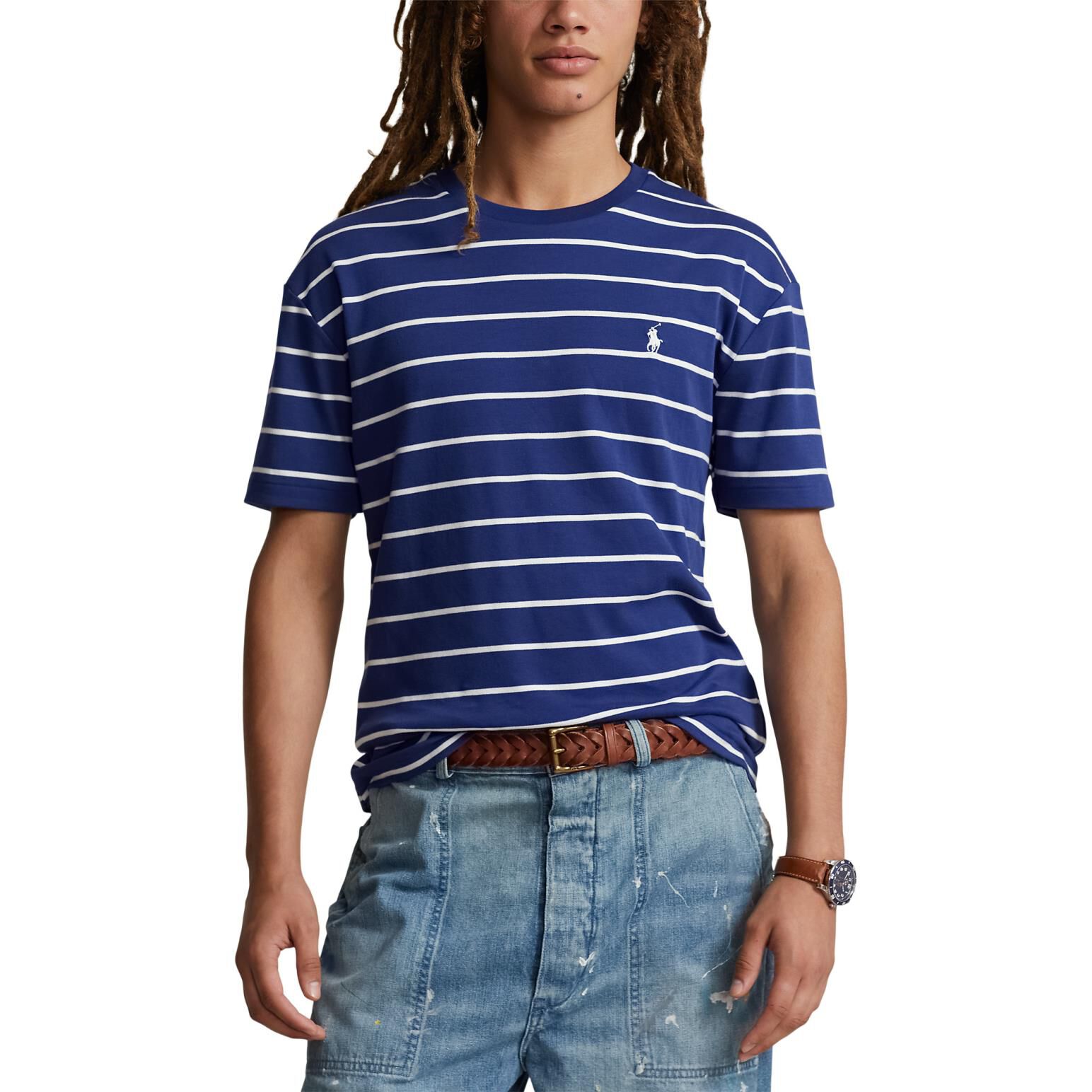 Polo Ralph Lauren Classic Fit Striped Soft Cotton T Shirt Ballantynes Department Store